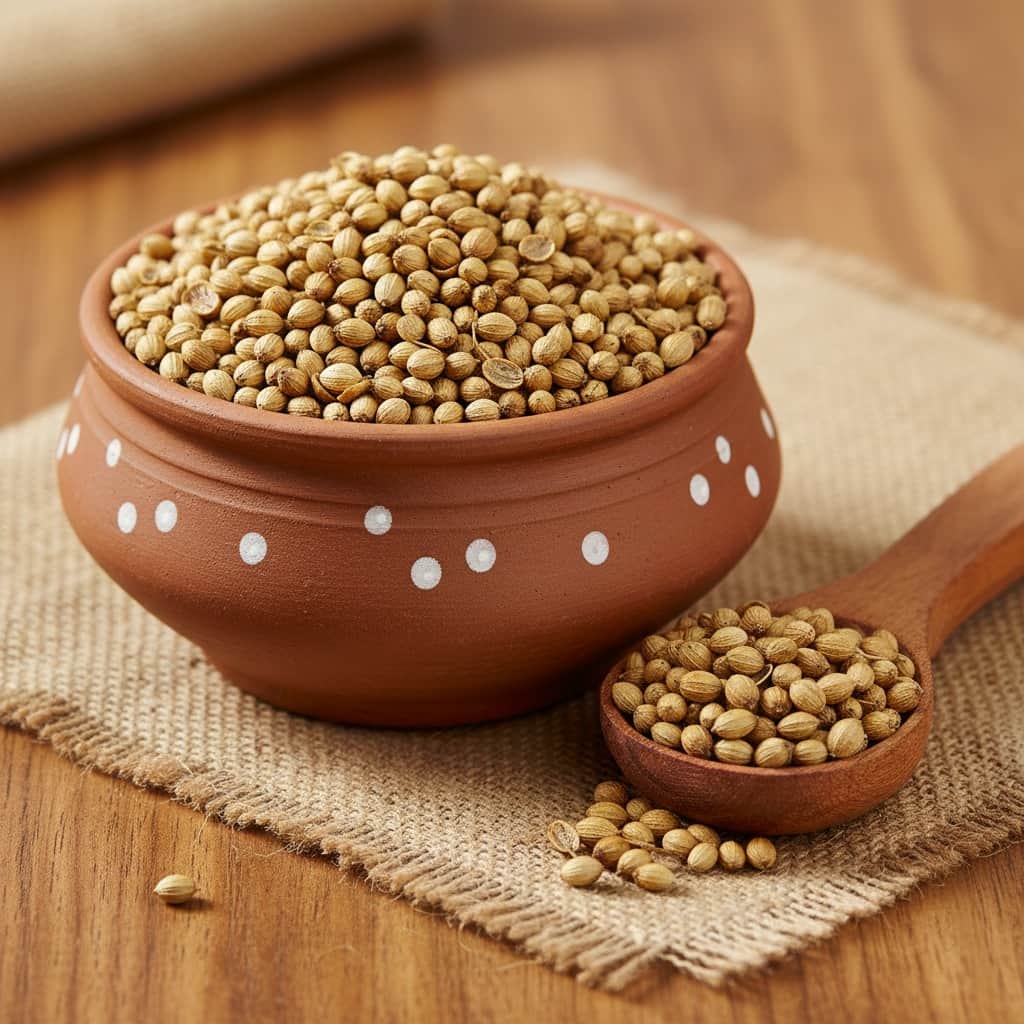 Fresh Indian coriander seeds supplied and exported by GTR International