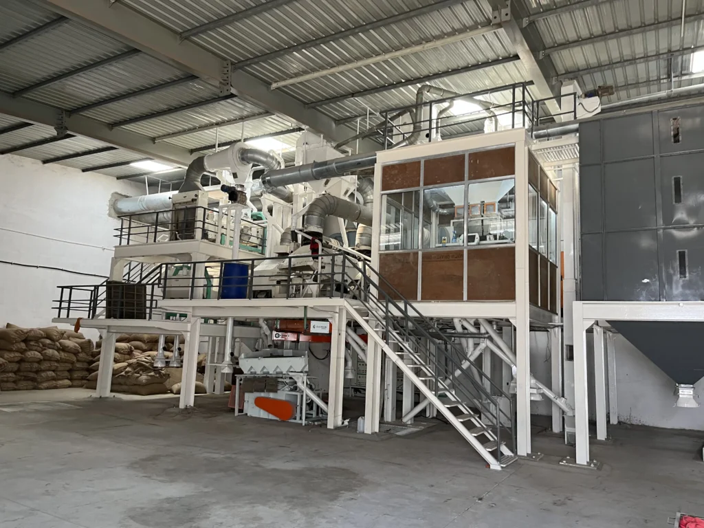 GTR International's modern spice processing facility in India